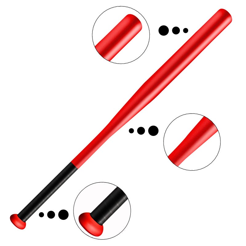 Tuggui Baseball Bat Steel with Carrying Bag (32 in, Red) - Image 3
